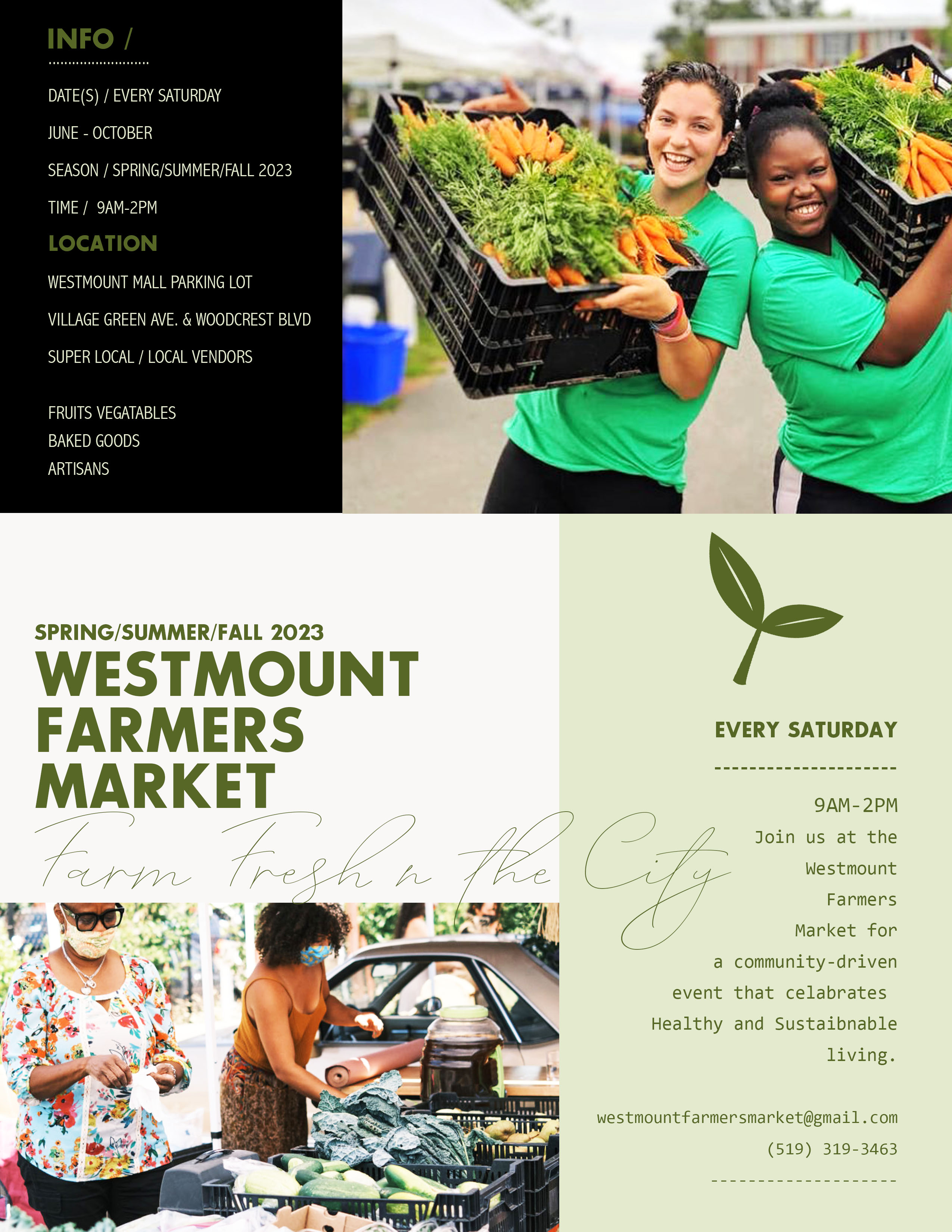 Westmount Urban Farmers Market London Economic Development Corporation